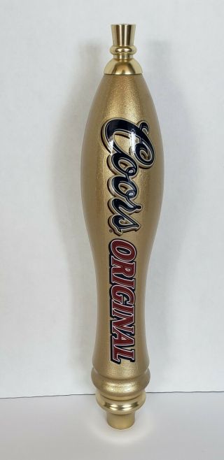 Vintage Coors Gold Beer Tap Handle 11.  5 " Tall Mancave / Bar