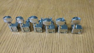 Vintage 1970s Fender Stratocaster Tele Deluxe Custom Tuning Pegs Tuners Usa