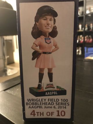 Aagpbl All American Girls Chicago Cubs Wrigley Field 100 Sga Mlb Bobblehead