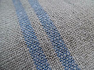 2 Metres Vintage French Linen & Hemp Grain Sack Fabric - Table Runner - Projects