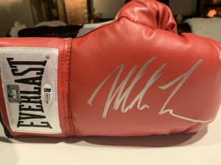 Mike Tyson Signed Everlast Red Boxing Glove - Beckett & Tyson Hologram