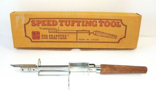 Rc Rug Crafters Speed Tufting Tool With Box Vintage