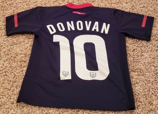 Landon Donovan Usa Soccer Football Futbol Shirt Jersey Youth M Mls