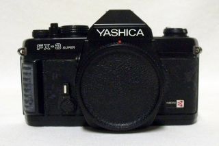 Vintage Yashica Fx - 3 35mm Slr Film Camera Body Only Meter