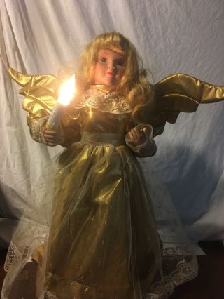 Angel Vintage Animated Moving Christmas Doll,  2 Feet Tall,  Shape