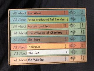 Vintage Set Of 8 All About Books - Random House