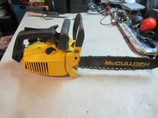 vintage collectable parts chainsaw,  mcculloch 310 3