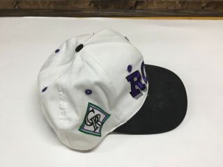 Vintage Colorado Rockies Big Logo Snapback Hat Cap MLB 90 ' s 2