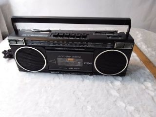 Lenoxx Sound Cassette Recorder Boombox Am/fm Radio Vintage