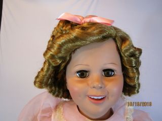 Vintage Shirley Temple Playpal Doll By Danbury,  33 " Tall,  All