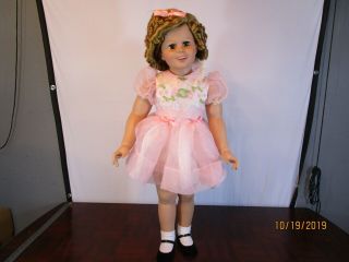 Vintage Shirley Temple Playpal Doll By Danbury,  33 