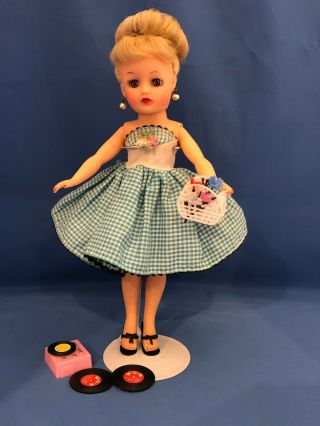 Vintage Little Miss Revlon 10.  5 Inch Fashion Doll With Tagged Dress