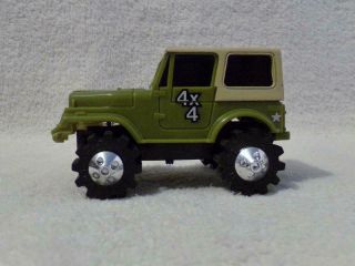 Vintage 1981 Rough Rider Stomper 4 X 4 Military Jeep - Fine - Look
