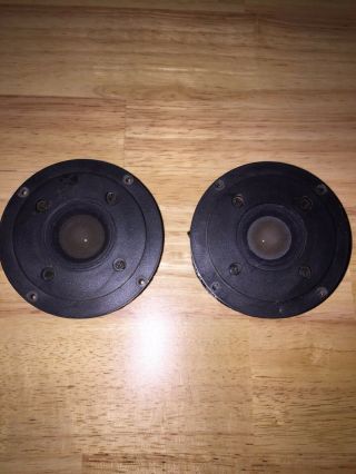 Phillips Vintage Matching Pair Ad0160/t8 Soft Dome Tweeters 8 Ohm
