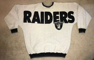 Vintage Los Angeles Raiders Sweatshirt Adult Size Xl Los Angeles Raiders