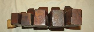 6 antique wooden block planes old woodworking tool planes wood planes 3
