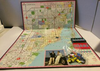 Cool Vintage 1984 Miami Vice The Game Complete Board Game.