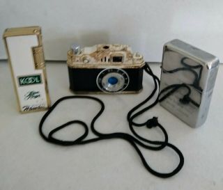 Joblot Of Vintage Lighters Including Kkw Camera Lighter