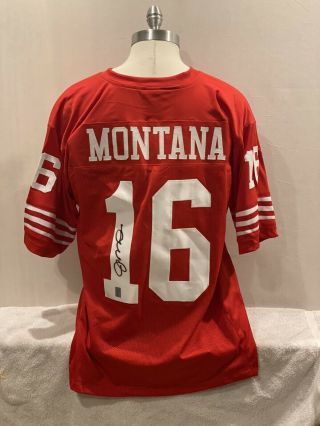 Joe Montana Signed San Francisco 49ers Autographed Jersey Player Hologram