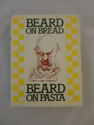 Vintage 1983 Set in Sleeve Cookbooks by Beard Beard on Bread Beard & Pasta 826 3