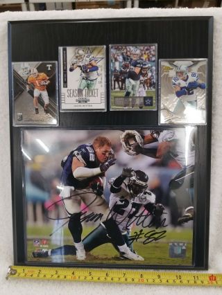 Jason Witten Autographed Signed & Framed Photo Display,  Dallas Cowboys (8f