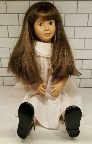 My Twinn Doll Vintage 2001 Posable 23 " White Body Eyes Wig Euc