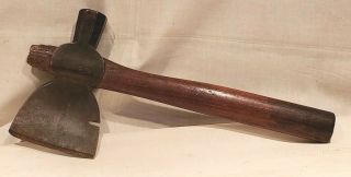 Old Antique Native American Indian Tomahawk Axe Stamped Top Notch Pat.  Nov 1898