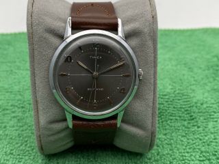 Vintage Timex Marlin Slate Dial Automatic Mens Watch