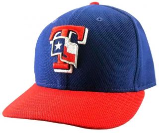 Texas Rangers Authentic Mlb Hat Fitted Size 7 1/8 Era Baseball Cap