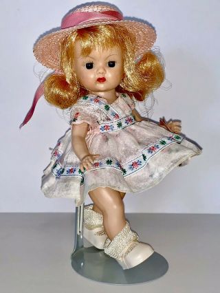 Vintage Nancy Ann Storybook 1954 - 55 Muffie In Dress In 1954 707