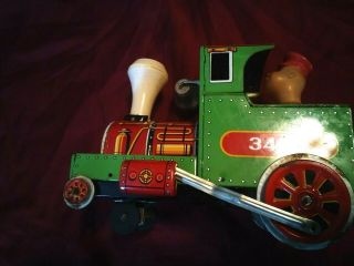 Vintage Tin Train Battery Operated 2