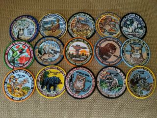 15 Pennsylvania Game Commission Together For Wildlife Patches.  Random