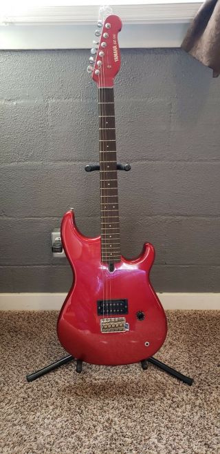 Vintage 1980’s Yamaha Se 150 Guitar In Candy Apple Red With Hard Shell Case
