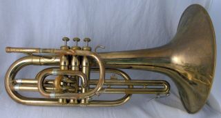 Vintage (1960s) Vincent Bach Mercedes Marching Mellophone French Horn Repair