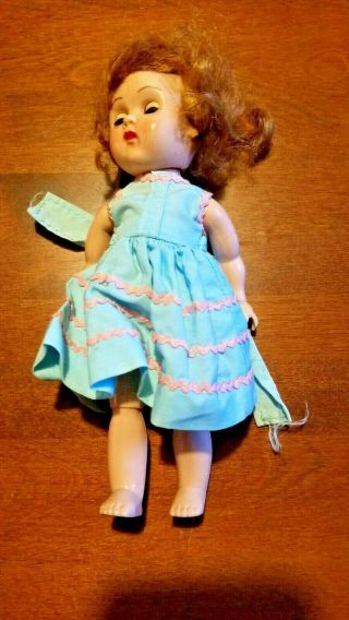 Vintage Ginny Doll Back Marked " Vogue Dolls Inc.  " Stands Approx.  7 Inches Tall