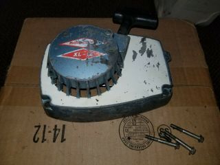 Vintage Homelite Xl 12 Chainsaw Rewind Starter Recoil Part On Off Switch