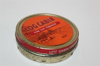 Log Cabin Fine Cut Tobacco 50g Net Tin Australian Tin W.  D & H.  O Wills 2