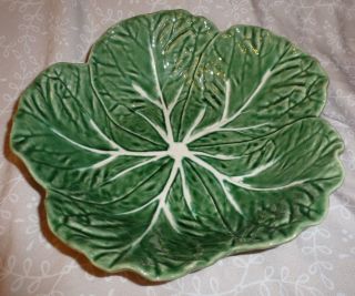 Vintage,  Bordalo Pinheiro Cabbage Leaf Serving Bowl