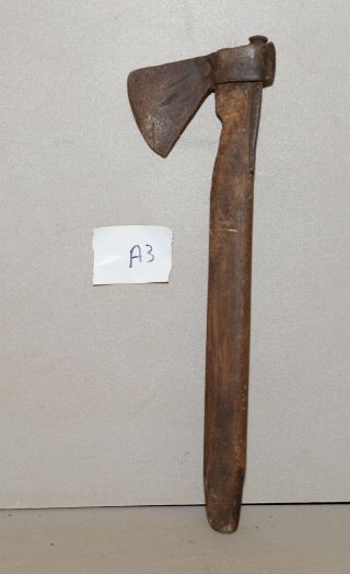 Antique Blacksmith Made Trade Axe Collectible Bag Belt Fighting Ax Tool A3