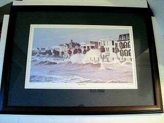 Jim Booth " Storm Warnings " The Storm 1988 Classic Edition Framed Print