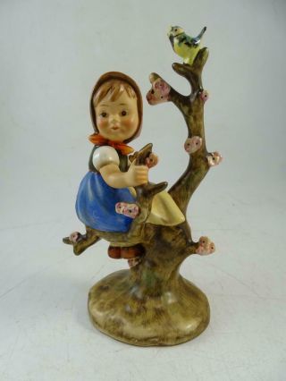 Vintage Goebel Hummel Figurine Statue Tmk - 2 Apple Tree Girl 14 German 6.  5 " Tall