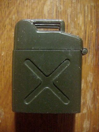 Korea Vintage Unfired Lighter Shaped Like Jerry Can Military Gasoline Can