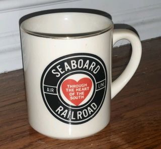 Vintage Seaboard Railroad Air Line Through The Heart Of The South Coffee Mug