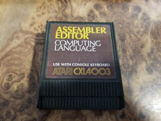 Assembler Editor Cxl4003 Cartridge For Vintage Atari 400/800/xl/xe Computers