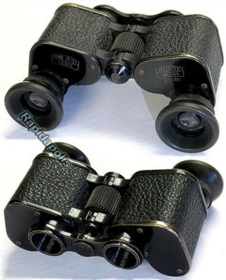 Fine High - Quality Vintage German Carl Zeiss Jena Teleater 3 X 13.  5 Binoculars