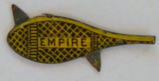 Vintage 1880s Empire Tin Tobacco Tag 2