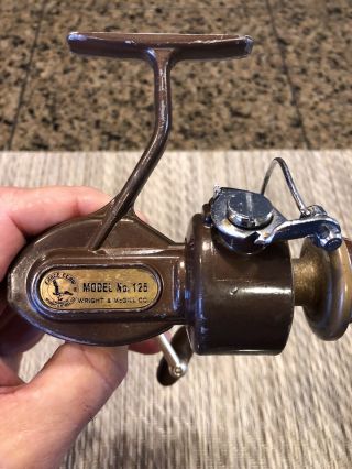 Vintage Eagle Claw Wright & Mcgill Model 125 Spinning Fishing Reel.
