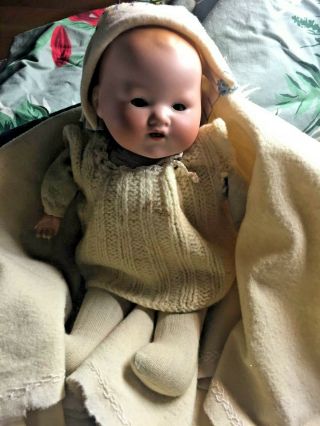 Antique Am Germany Armand Marseille Dream Baby Bisque Doll 12 Inches A & M