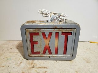 Vintage Exit Sign/working