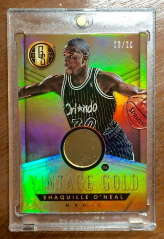 2014 - 15 Panini Gold Standard Shaquille O 